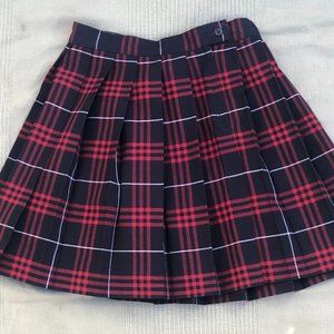 Size 0 Plaid Skirt